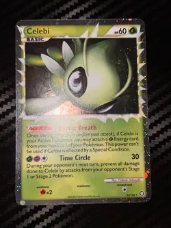 Celebi (Prime) 92/102 Triumphant Holo Pokemon TCG Rare Vintage - Image 4