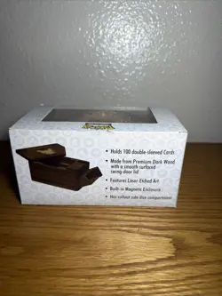 Pokemon TCG Wooden 25th Anniversary Celebrations Deck Box. New. - Image 3