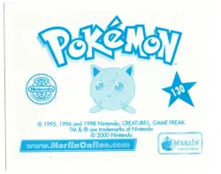 CROMO / STICKER #130 POKEMON SERIE 2 COLECCION MERLIN 2000 (ALBUM AZUL) - Image 2