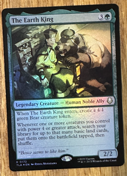 MTG Avatar: The Last Airbender, The Earth King - Foil - Image 1