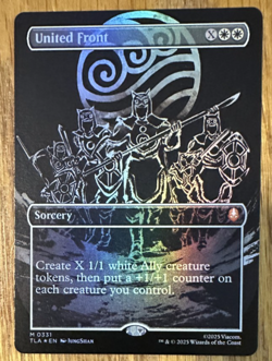 MTG Avatar: The Last Airbender, United Front - Borderless Foil - Image 1
