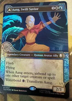 Aang, Swift Savior (Showcase) Avatar: The Last Airbender Foil - Image 1