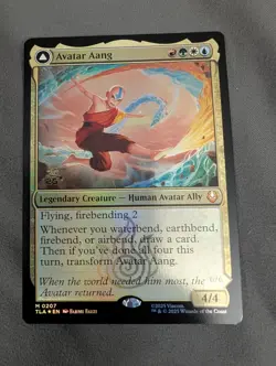MTG Avatar Aang Aang, Master of Elements - Foil, NM-Mint, English Avatar: The - Image 1