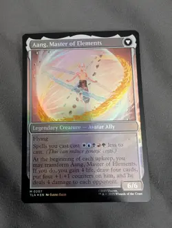 MTG Avatar Aang Aang, Master of Elements - Foil, NM-Mint, English Avatar: The - Image 2