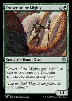 Drover of the Mighty Commander: The Lost Caverns of Ixalan NM MTG Non-Foil - Image 1