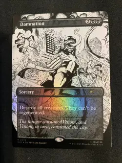 Venom Unleashed (Inks)- Damnation (Rainbow Foil) Secret Lair Drop - Image 1