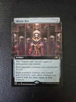 Mirror Box (Extended Art) Kamigawa: Neon Dynasty Regular MTG NM Magic Card - Image 1