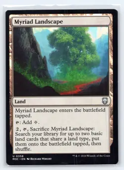 MTG NM Myriad Landscape 358 U Commander: Modern Horizons 3 - Image 1