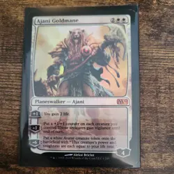 Ajani Goldmane - Foil - 1 - NM - Mythic - Magic 2010 (M10) MTG - Image 1
