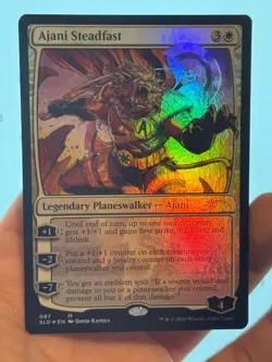 1X FOIL Ajani Steadfast Alternate Art NM MTG Magic Secret Lair SLD Commander EDH - Image 1