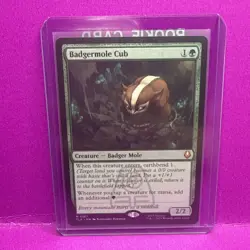 Badgermole Cub - N/M Avatar The Last Airbender Magic The Gathering Card MTG - Image 1