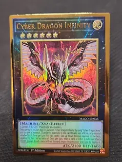 Yu-Gi-Oh! Cyber Dragon Infinity MAGO-EN033 Premium Gold Rare 1st Edition - Image 1