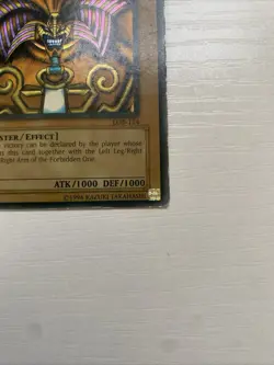 YuGIOh! - 1st Edition LOB-124 Exodia the Forbidden One - NA / MP - Slight Fade - Image 5