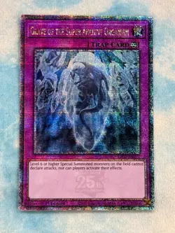 YUGIOH GRAVE OF THE SUPER ANCIENT ORGANISM QUARTER CENTURY 1ST NM RA03-EN077 - Image 1