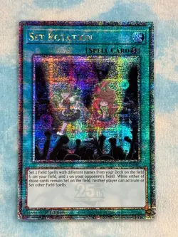 YUGIOH SET ROTATION QUARTER CENTURY SECRET RARE 1ST LP RA03-EN065 - Image 1