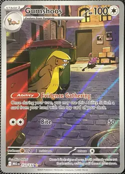 Gumshoos 153/132 Me01: Mega Evolution Holo - Pokemon Card - Image 1
