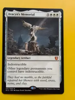 Avacyn's Memorial. Legendary Mythic Artifact. MIC MTG Card. - Image 1