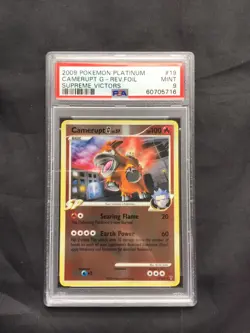 Pokemon Cards: Supreme Victors Reverse Holo: Camerupt 19/147 PSA 9 - Image 1