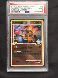Pokemon Cards: Supreme Victors Reverse Holo: Camerupt 19/147 PSA 9 - Image 2