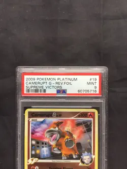 Pokemon Cards: Supreme Victors Reverse Holo: Camerupt 19/147 PSA 9 - Image 3