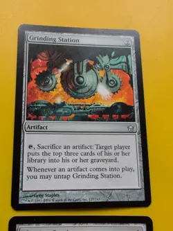 Grinding Station & Blasting Station. Fifth Dawn artifact MTG 2 Card. - Image 4