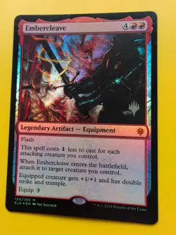 Embercleave. ELD MYthic FOIL legendary artifact MTG Card. - Image 2