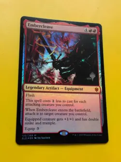 Embercleave. ELD MYthic FOIL legendary artifact MTG Card. - Image 3