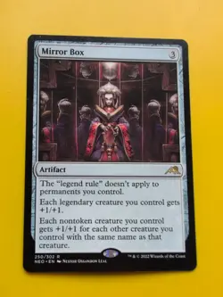 Mirror Box. Rare Artifact. NEO MTG Card. - Image 1