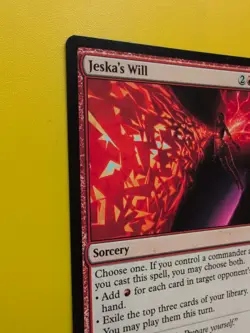 Jeska's Will. CLB Rare SOrcery MTG Card. - Image 4