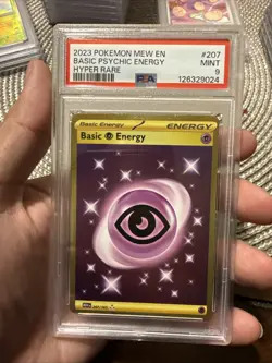 Pokemon TCG Psychic Energy Scarlet & Violet Basic Card 207/165 Gold - Image 1