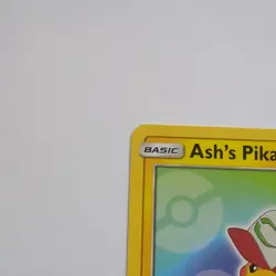 Pokemon TCG Ash's Pikachu Black Star Promo Card SM108 - Image 2