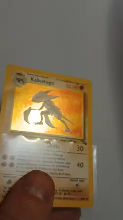 Pokemon TCG Kabutops Holo Rare Card 9/62 Fossil Unlimited 1999 - LP Condition! - Image 2