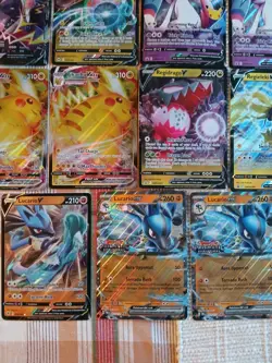 Pokemon Jumbo Card Lot ×11 Pikachu Vmax, Dark Sylveon V, Rayquaza, More!! - Image 4