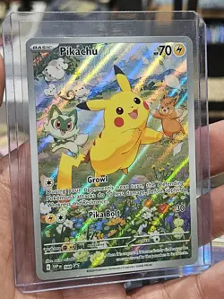 Pikachu Holo Promo Card 88 SVP Promo Scarlet & Violet Pokemon TCG - Image 1