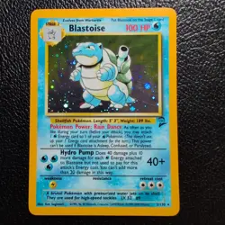 Blastoise Holo Base Set 2 2/130 Rare Pokemon Card 002/130 LP - Image 1