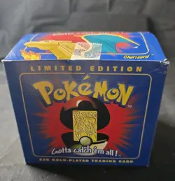 Pokemon 23k Gold Charizard Trading Card with Pokeball 1999 Sealed Never Opened - Image 2