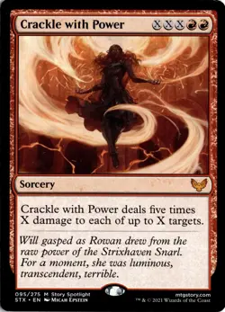 Crackle with Power M Strixhaven: School of Mages 95 NM - Image 1