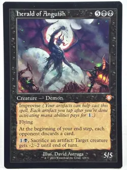 Herald Of Anguish NM/M* RETRO The Brother's War Commander 108 mtg -UnltdCards - Image 1