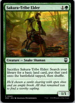Magic the Gathering HP Sakura-Tribe Elder Modern Horizons 3 Commander MTG - Image 1