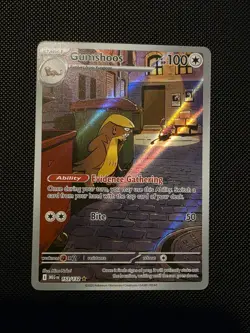 Pokemon TCG Gumshoos 153/132 Me01: Mega Evolution Illustration Rare *Near Mint* - Image 1