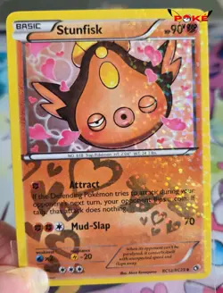 Pokemon RC12/RC25 Stunfisk Legendary Treasures NM - Image 1