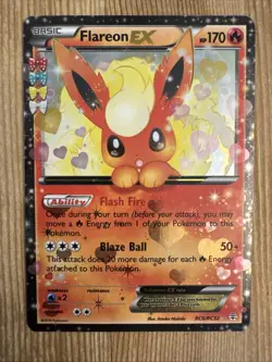 Flareon EX - RC6/RC32 Generations Radiant Collection Pokemon - DMG - Image 1