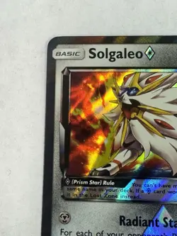 Pokemon Solgaleo Prism Star 89/156 Ultra Prism Ultra Rare Holo LP - Image 2