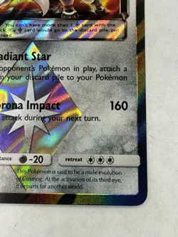 Pokemon Solgaleo Prism Star 89/156 Ultra Prism Ultra Rare Holo LP - Image 4