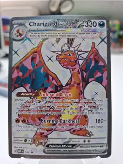 Pokemon Charizard EX 056 Black Star Promo SVP ENG Full Art NM - Image 1