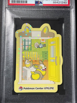 PSA10 2023 Pokemon Center YAMPER Pikachu Award Sticker Holo Japanese - Image 2