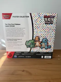 Pokemon TCG Scarlet & Violet - 151 Poster Collection Box - Factory Sealed - Image 2