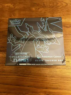 Pokemon Centre Phantasmal Flames Elite Trainer Box IN HAND✅ slight tear - Image 5
