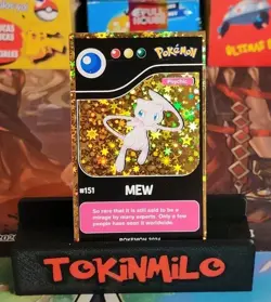 Mew #151 - Gold Holo - Pokedex Black Kanto 2024 - Pokemon Card - Image 1