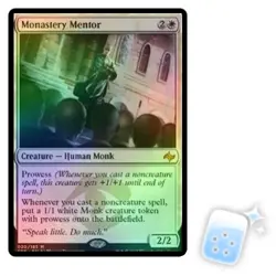 FOIL MONASTERY MENTOR Fate Reforged FRF Magic MTG MINT CARD - Image 1